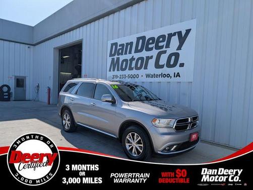 Billet Silver Metallic Clearcoat 2016 Dodge Durango Limited