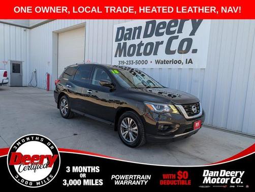 Magnetic Black 2018 Nissan Pathfinder SL