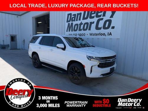 Summit White 2021 Chevrolet Tahoe LT