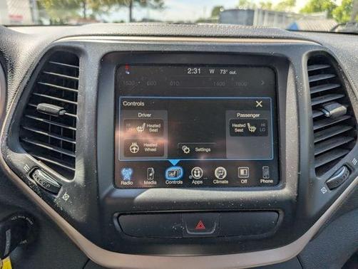 Diamond Black 2017 Jeep Cherokee Latitude