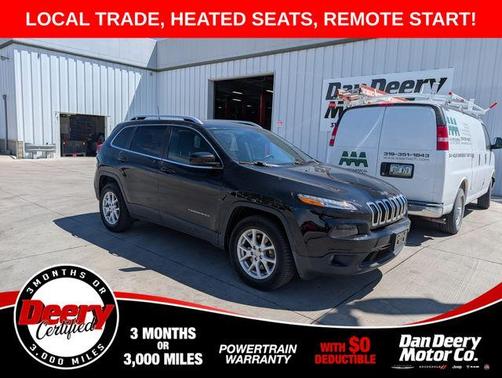 Diamond Black 2017 Jeep Cherokee Latitude