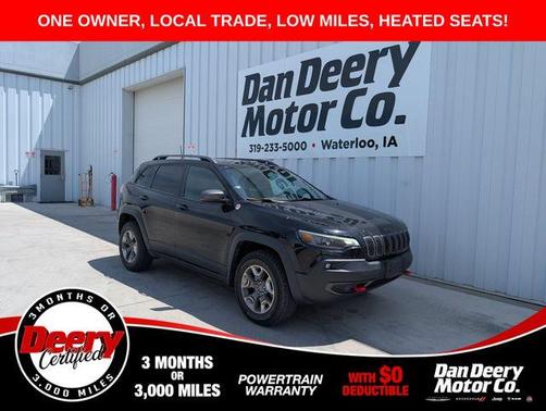 Diamond Black 2019 Jeep Cherokee Trailhawk