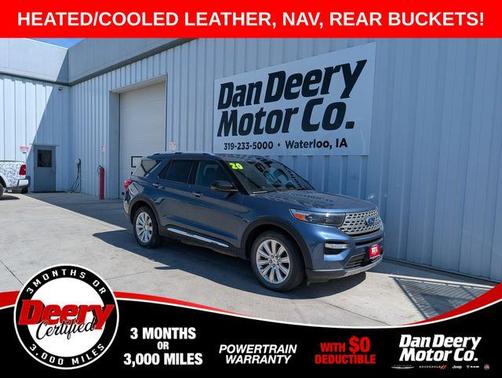 Blue Metallic 2020 Ford Explorer Limited