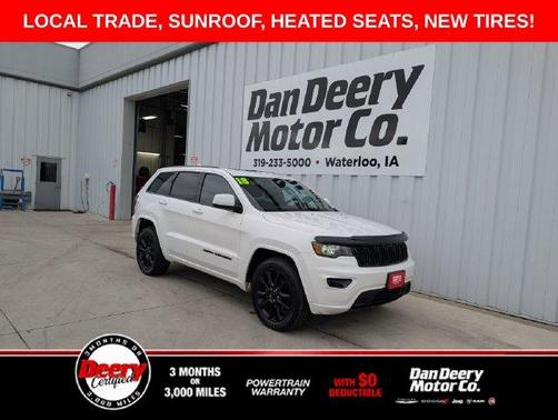 Bright White Clearcoat 2018 Jeep Grand Cherokee Altitude