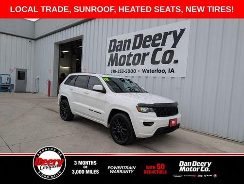 Bright White Clearcoat 2018 Jeep Grand Cherokee Altitude