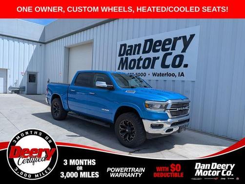 Hydro Blue Pearlcoat 2021 RAM 1500 Laramie