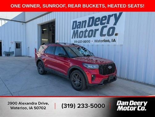 Red Metallic 2025 Ford Explorer ST-Line