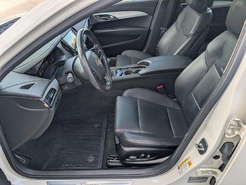 White Diamond Clearcoat 2013 Cadillac ATS 2.0L Turbo Luxury