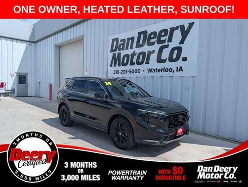 Crystal Black Pearl 2024 Honda CR-V Hybrid Sport-L