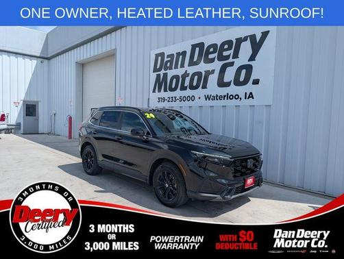 Crystal Black Pearl 2024 Honda CR-V Hybrid Sport-L