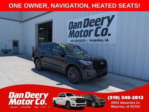 Black Metallic 2025 Ford Explorer ST-Line