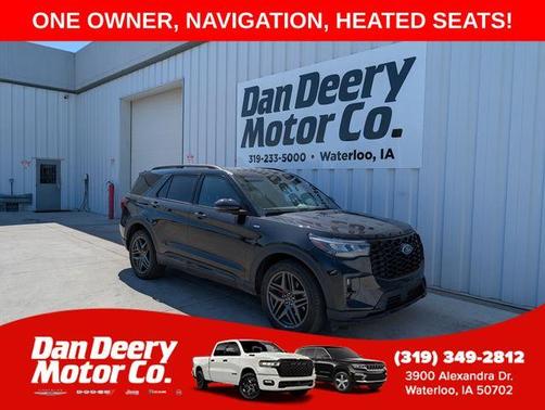 Black Metallic 2025 Ford Explorer ST-Line
