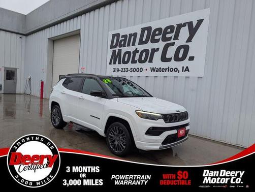 Bright White Clearcoat 2023 Jeep Compass Altitude