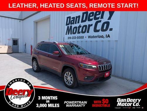 Velvet Red Pearlcoat 2021 Jeep Cherokee Latitude Lux