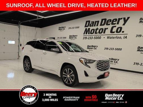Summit White 2018 GMC Terrain Denali