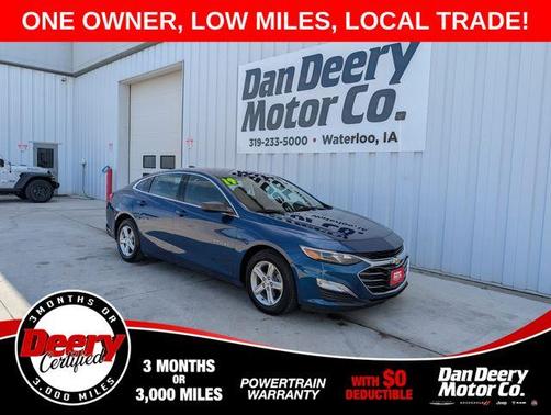 Pacific Blue Metallic 2019 Chevrolet Malibu 1LS