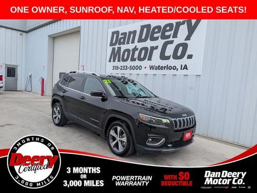 Diamond Black 2021 Jeep Cherokee Limited