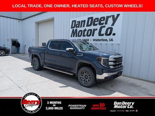 Pacific Blue Metallic 2022 GMC Sierra 1500 SLE