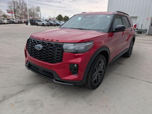 Red Metallic 2025 Ford Explorer ST-Line