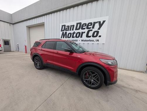Red Metallic 2025 Ford Explorer ST-Line