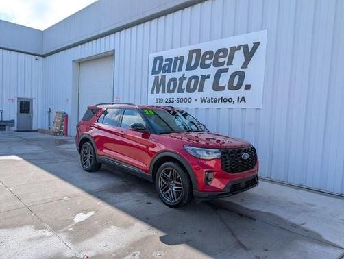 Red Metallic 2025 Ford Explorer ST-Line