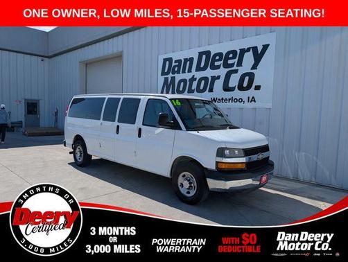 Summit White 2016 Chevrolet Express 3500 LT