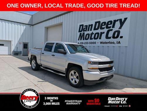 Silver Ice Metallic 2018 Chevrolet Silverado 1500 Custom