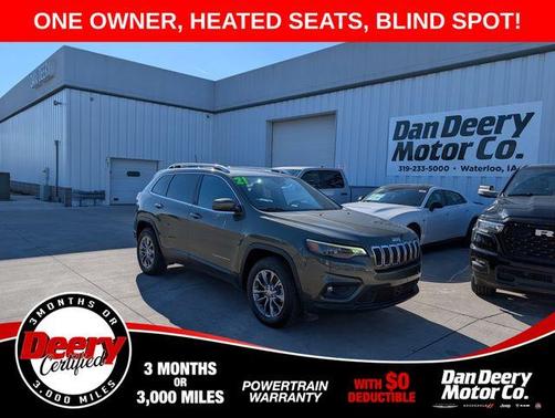 Olive Green Pearlcoat 2021 Jeep Cherokee Latitude Plus