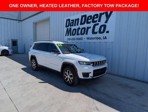 Bright White Clearcoat 2025 Jeep Grand Cherokee L Limited