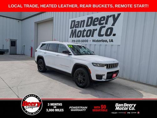 Bright White Clearcoat 2022 Jeep Grand Cherokee L Limited