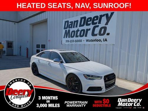Glacier White 2016 Audi S6 4.0T quattro Premium Plus