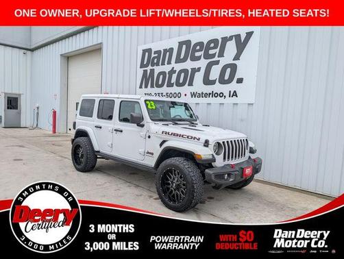 Bright White Clearcoat 2023 Jeep Wrangler Rubicon