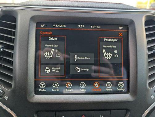 Hydro Blue Pearlcoat 2021 Jeep Cherokee Trailhawk