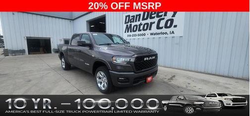 Granite Crystal Clearcoat Metallic 2026 RAM 1500 Big Horn