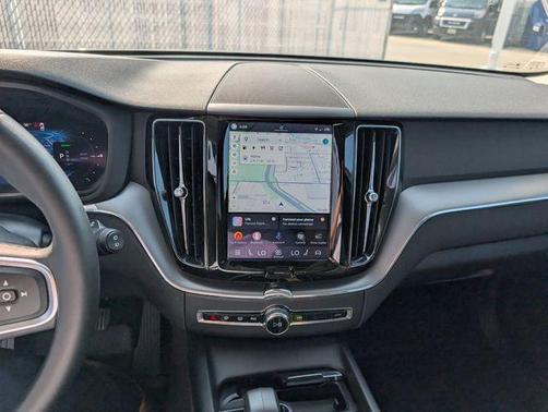 Silver 2024 Volvo XC60 Recharge Plug-In Hybrid T8 Plus Dark Theme