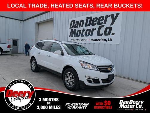 Summit White 2017 Chevrolet Traverse 1LT