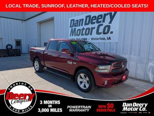 Delmonico Red Pearlcoat 2016 RAM 1500 Sport