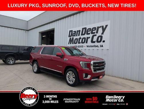 Cayenne Red Tintcoat 2021 GMC Yukon XL SLT