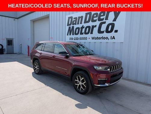 Velvet Red Pearlcoat 2025 Jeep Grand Cherokee L Limited SUV