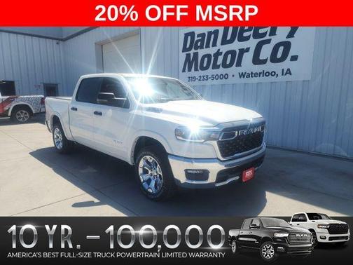 Bright White Clearcoat 2026 RAM 1500 Big Horn