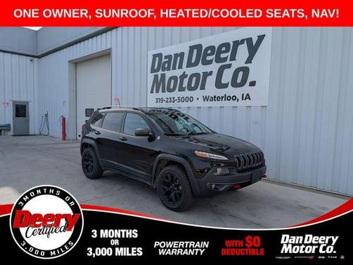 Diamond Black 2018 Jeep Cherokee Trailhawk