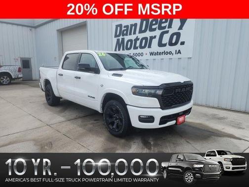Bright White Clearcoat 2026 RAM 1500 Big Horn