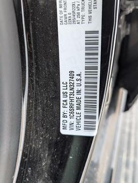 Diamond Black 2020 RAM 1500 Limited