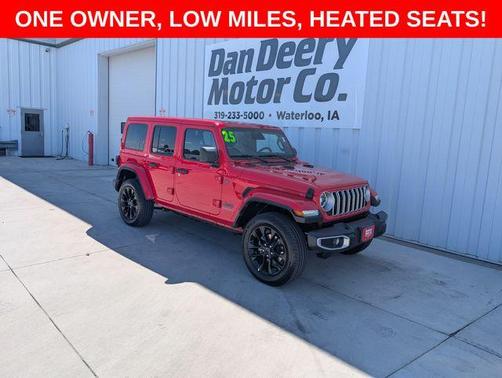 Firecracker Red Clearcoat 2025 Jeep Wrangler 4xe Sahara