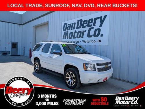 Summit White 2013 Chevrolet Tahoe LTZ