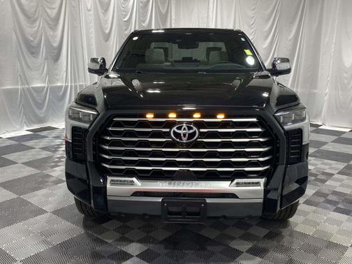 Midnight Black Metallic 2024 Toyota Tundra Hybrid Capstone
