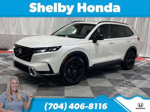 Platinum White Pearl 2026 Honda CR-V Hybrid Sport Touring AWD