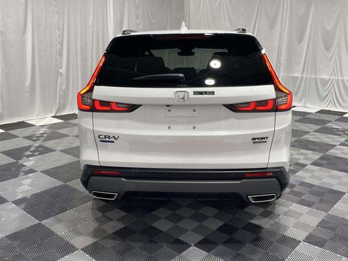 Platinum White Pearl 2026 Honda CR-V Hybrid Sport Touring AWD