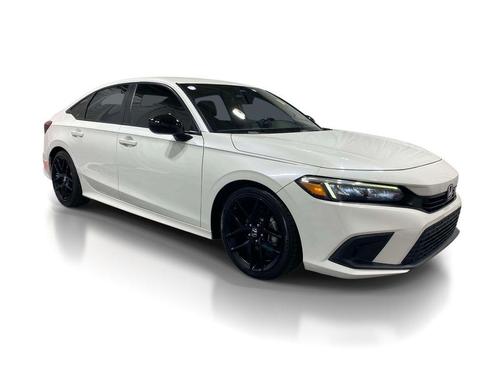 Platinum White Pearl 2023 Honda Civic Sport