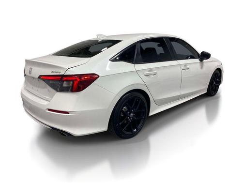 Platinum White Pearl 2023 Honda Civic Sport